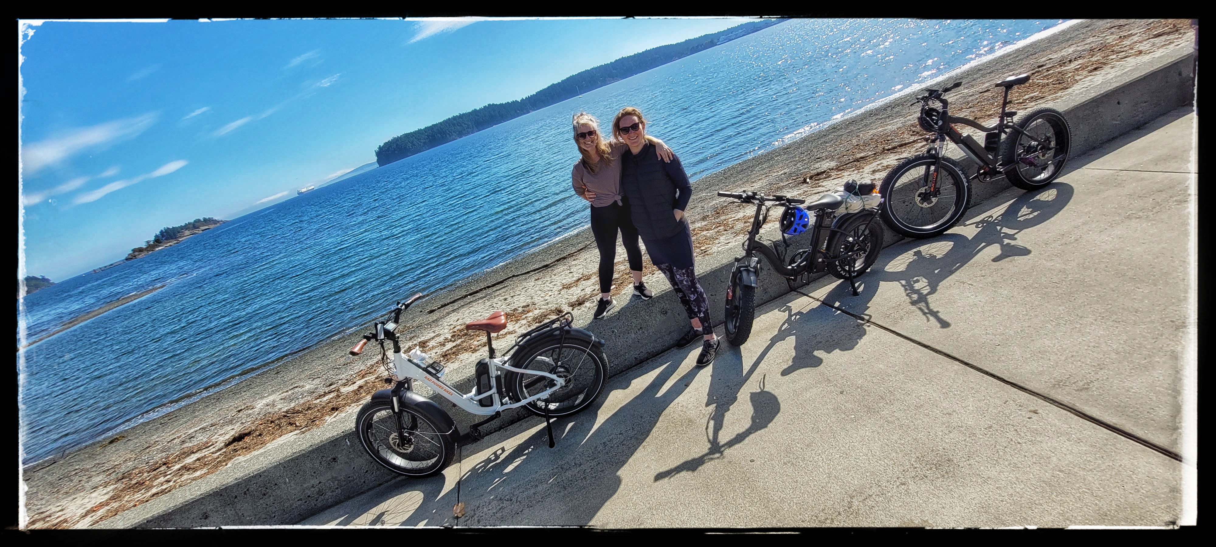 E-biking, nanaimo, parkway trail, erica van driel, bcacc, rize bikes, pipers lagoon, departure bay, neck point park, rad power bikes